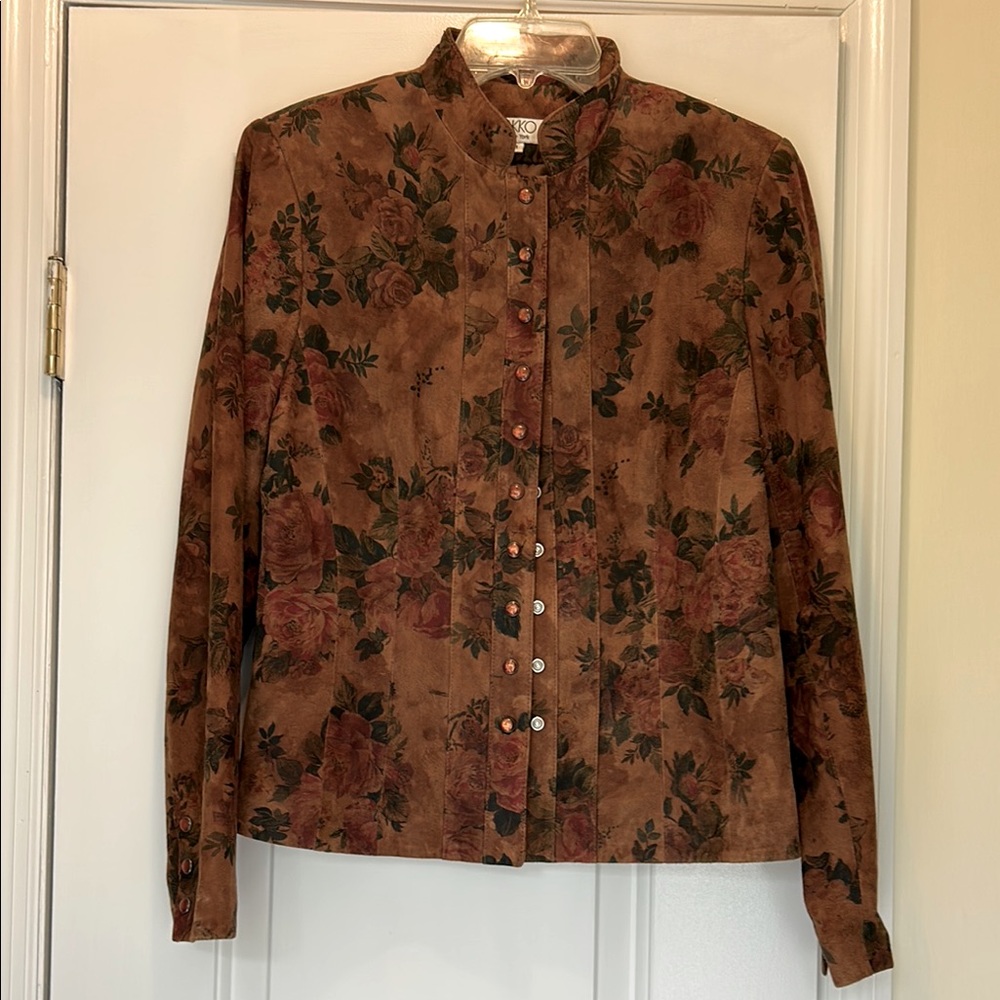 Floral Button-Up Jacket